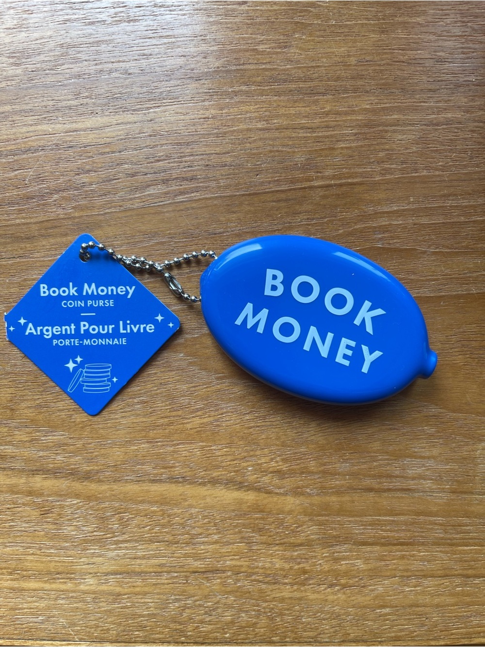 INDIGO Book Money Coin Purse NWT